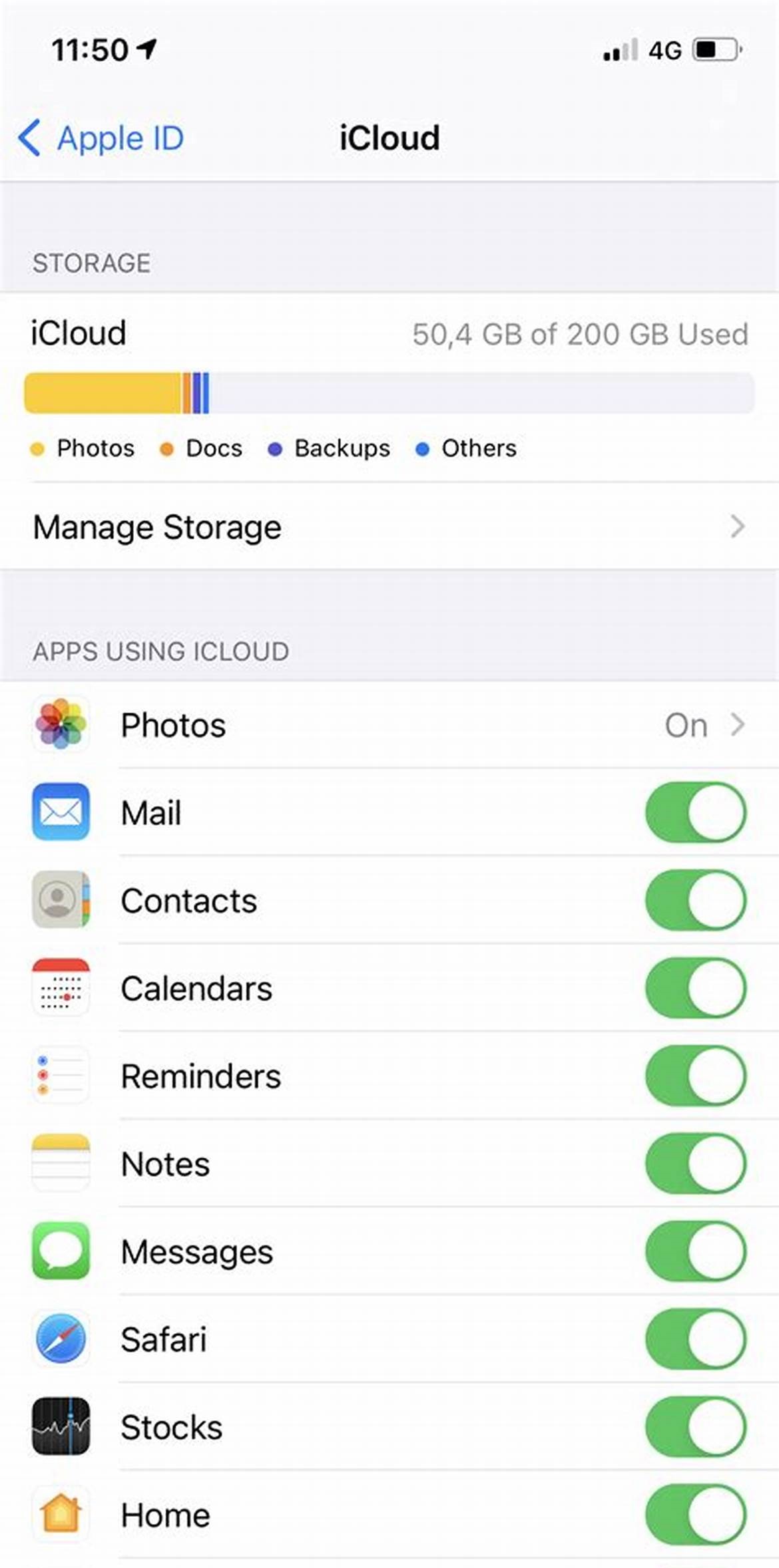 app screen